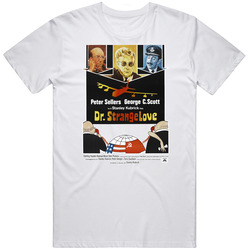 Dr. Strangelove, Stanley Kubrick, T-Shirt, poster, Cold War Comedy Retro T Shirt