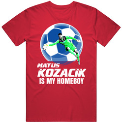 Matus Kozacik Is My Homeboy Team Slovakia Euro European Cup Soccer Football Retro T Shirt