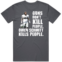 Guns Dont Kill People Owen Schmitt Kills People Oakland Retro T Shirt
