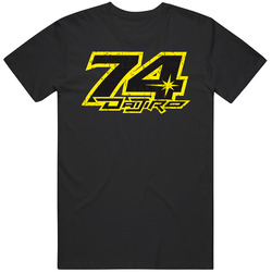 Daijiro Kato 74 Automobile Car Truck Motorcycle Auto Parts Cool Distressed Style Brand Logo Emblem Retro T Shirt