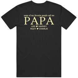 Papa For Beth Retro T Shirt