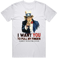 I Want You To Pull My Finger Retro T Shirt
