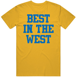 Best In The West Golden State Basketball Retro T Shirt