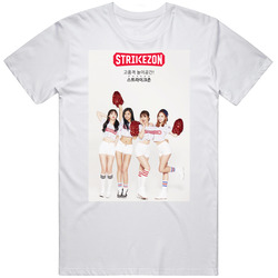 Twice Strike Zone Kpop Custom T-shirt ver.2 shirts tee cheer up Retro T Shirt