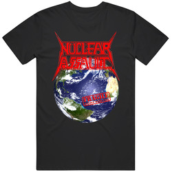 Nuclear Assault Handle With Care Retro T Shirt