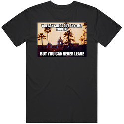Official The Eagles Hotel California Retro T Shirt