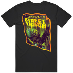 Black Trash Retro T Shirt