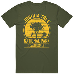 Joshua Tree National Park California Cool Retro T Shirt