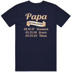 Papa For Dgo Retro T Shirt