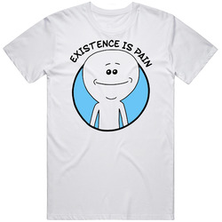 Rick & Morty White Retro T Shirt