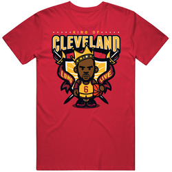 King Of Cleveland Lebron James  Tee Retro T Shirt