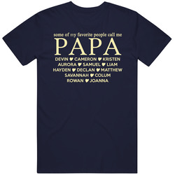 Papa For Annalisa Retro T Shirt