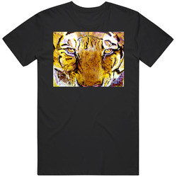 Tiger Image Retro T Shirt
