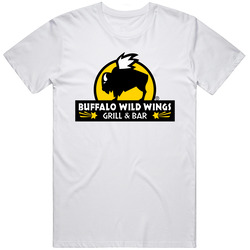 Buffalo White Retro T Shirt