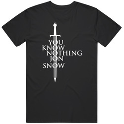 You Know Nothing Jon Snow Retro T Shirt