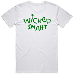 Wicked Smaht Funny Boston Accent St Patricks Day Cool Retro T Shirt