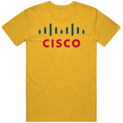 Cisco Technology Pig In Shirt Title And Logo Retro T Shirt