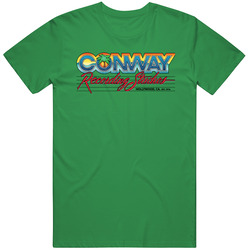 Conway Recording Studios Green Retro T Shirt