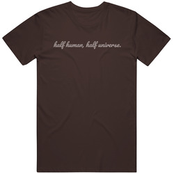 Half Human (chocolate) Retro T Shirt
