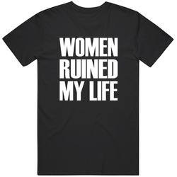Women Ruined Retro T Shirt