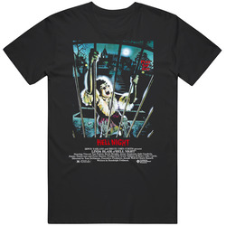 Hell Night 80s Horror Movie Brand New Classic Black Retro T Shirt
