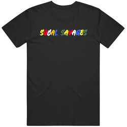 Multicolor Savages Retro T Shirt