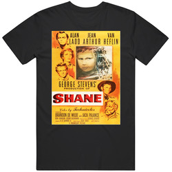 Shane Movie Classic Film Vintage Retro Gift Retro T Shirt