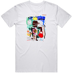 Jean Michel Basquiat Graffiti Artist Ali Vs Frazier Retro T Shirt
