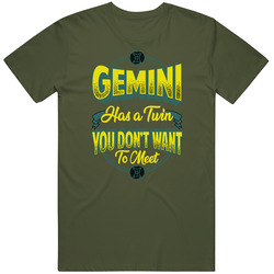 Gemini Personality Shirt | Zodiac Bday Tshirt | Gemini Horoscope Tee Retro T Shirt