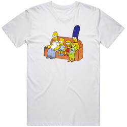 The Simpson Family Sofa Fan Retro T Shirt