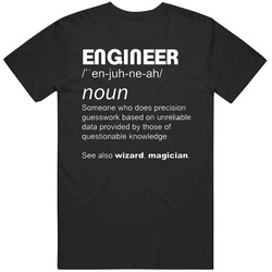 Engineer Work Retro T Shirt