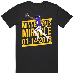 Stefon Diggs Minneapolis Miracle 2018 Retro T Shirt