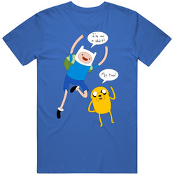 I'm on a Shirt funny finn and Jake adventure time Retro T Shirt