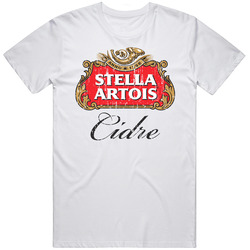 Stella Artois Cidre Beverage Alcohol Gift Distressed Retro T Shirt