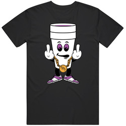 Lean Cup Sizzurp Parody Retro T Shirt