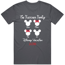 Fletcher 2 Custom Disney Family Vacataion Tee Retro T Shirt