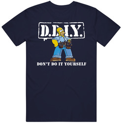 Homer Simpson Don’t Do It Yourself Retro T Shirt