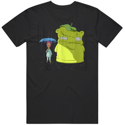 Bobs Burgers Louise Belcher Kuchi Kopi Rain Retro T Shirt