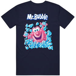 Mr Bubble 80s Retro T Shirt