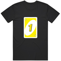 Uno Yellow One Retro T Shirt