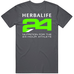 Herbalife Charcoal Grey Retro T Shirt