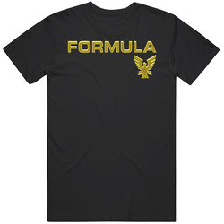 Formula Men Black Retro T Shirt
