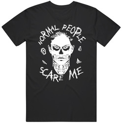 Evan Peters Normal People Scare Me Retro T Shirt
