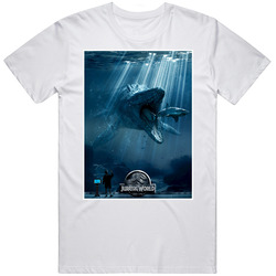 Mosasaurs Hainosaurus Under Water Dinosaur Jurassic World Retro T Shirt