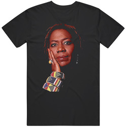 Afeni Shakur Black Panther Retro T Shirt