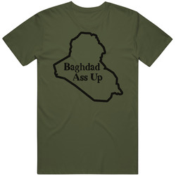 Baghdad Ass Up Retro T Shirt