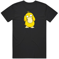 Confused Psyduck Pokemon Retro T Shirt
