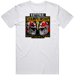 Georgia Bulldogs Alabama White Retro T Shirt