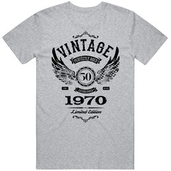 1970 Vintage Black Retro T Shirt