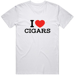 I Love Cigars Retro T Shirt